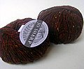 Yarn for Dashing mitts—Jo Sharp Silkroad Aran Tweed.