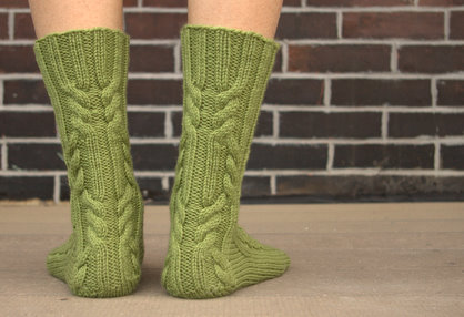 Log Cabin Socks