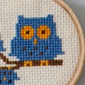 Anna has recently branched out into cross stitch patterns.