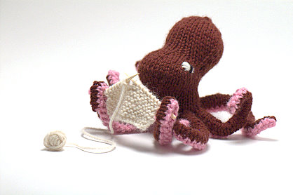 Have you ever seen an octopus knit?