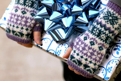 Wintry Mix Mitts