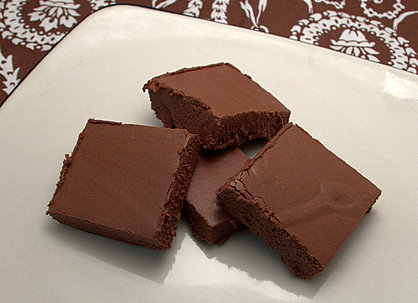 Homemade creamy chocolate fudge!