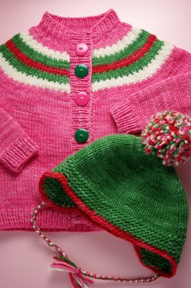 Jojo’s hat and sweater set.