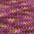 Close up of the stitch pattern.