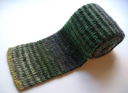 Finished Noro Striped Scarf