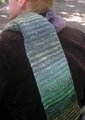 My favorite part of the scarf. I think the colors here are beautiful together!